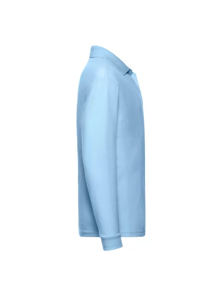 Tricou polo copii Fruit Of The Loom albastru