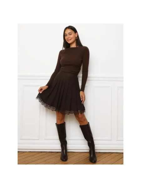 Fustă La Modeuse maro