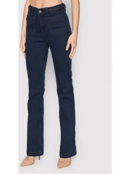 Morgan Farmer Sötétkék Bootcut Fit