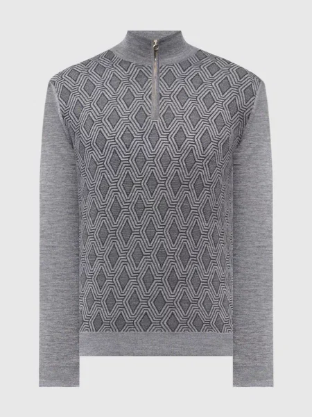 Шерстяной свитер Stefano Ricci серый