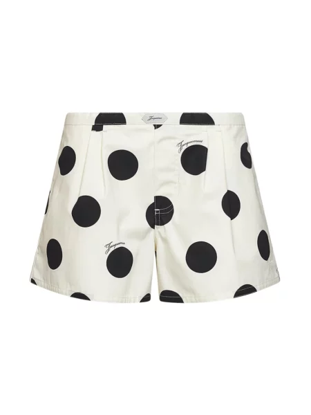 Krótkie szorty Jacquemus casual beżowe