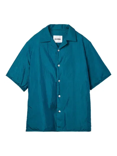 Cămașă Jil Sander scurtă verde