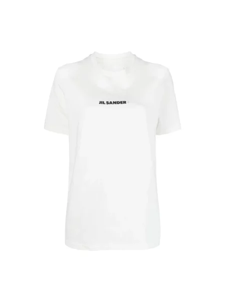 Koszulka Jil Sander z logo biała