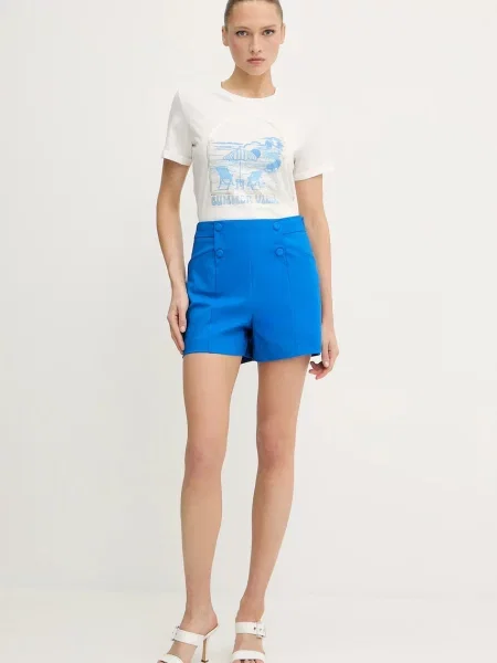 Шорти Morgan однотонна висока посадка SHEON