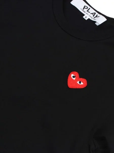 Tričko Comme Des Garçons Play čierna