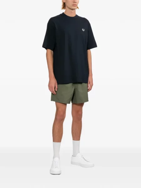 Tricou Fred Perry cu broderie albastru