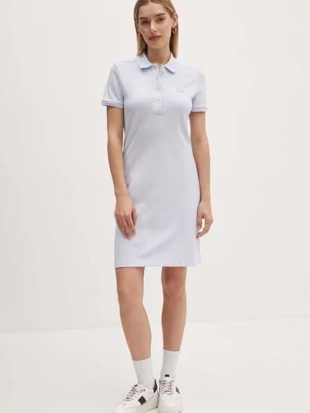 Lacoste φόρεμα με μπλε