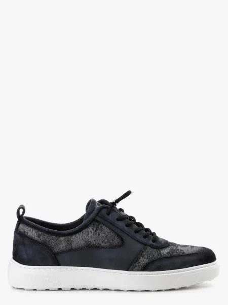 Кроссовки Leberdes из нубука синие