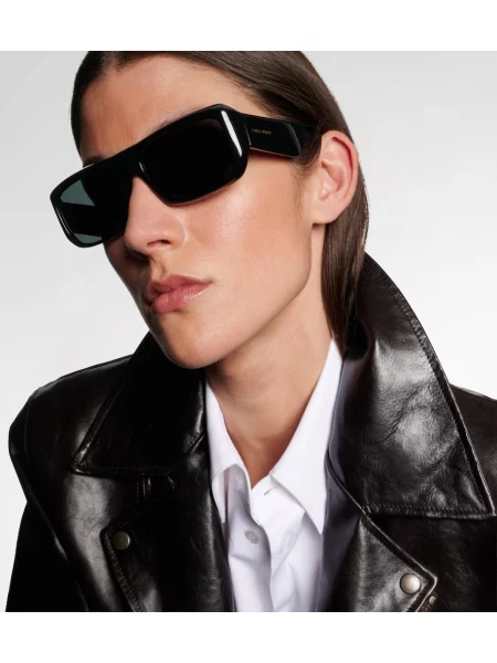 Slnečné okuliare Saint Laurent s autogramom čierna
