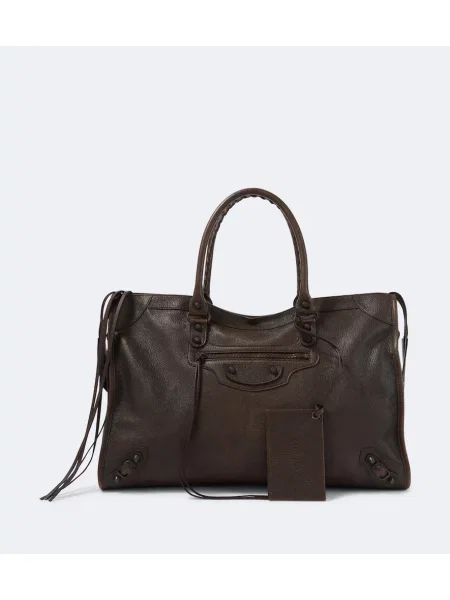 Geantă Balenciaga din piele maro