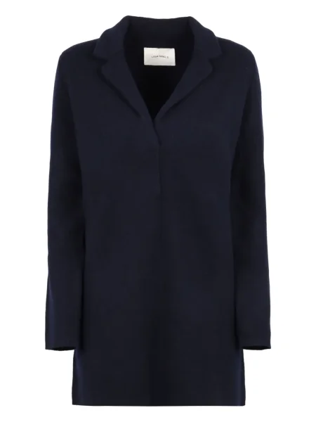 Geacă Lisa Yang din cașmir albastru