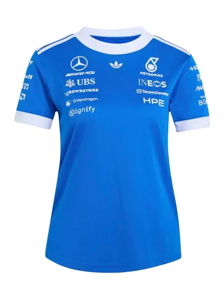 ADIDAS PERFORMANCE Tricou funcțional Mercedes-AMG Petronas Formula 1 Team azuriu alb