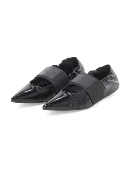 Balerinki Givenchy skórzane czarne