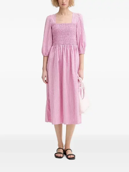 Rochie midi Marc O'polo cu dungi roz