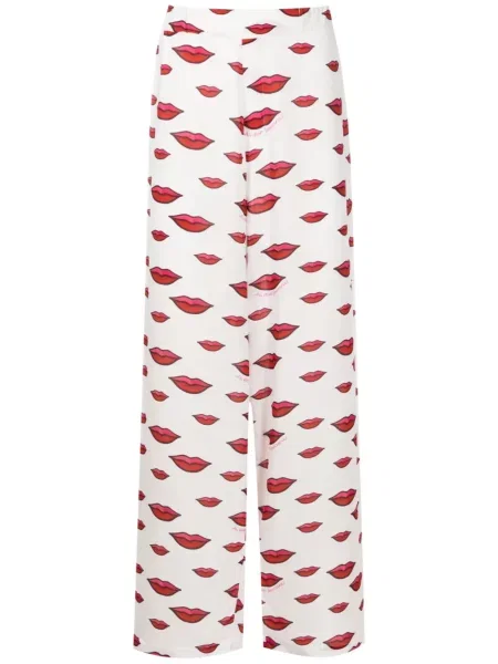 Pantaloni Amir Slama alb