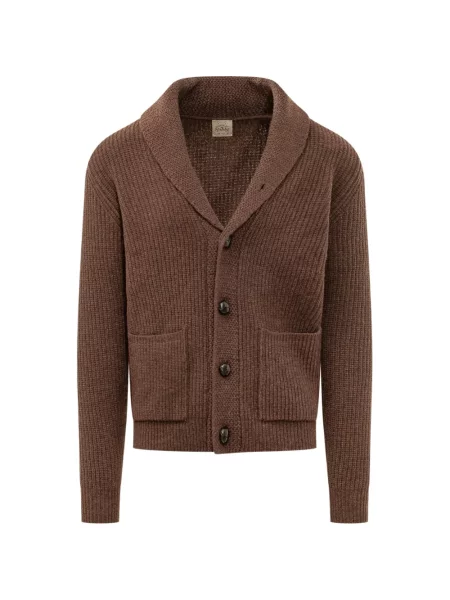 Gulerat cardigan Rakki tricotate maro
