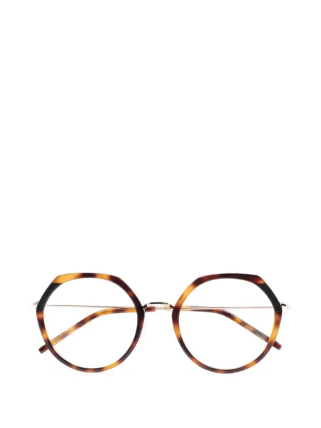 Ochelari de soare Kaleos cu imprimeu geometric maro