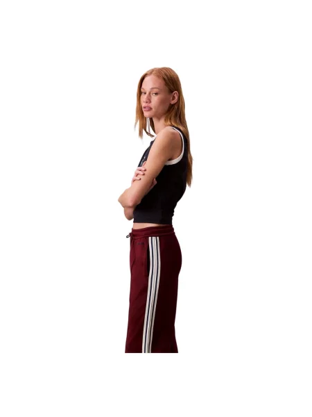 Spodnie Calvin Klein Jeans czerwone