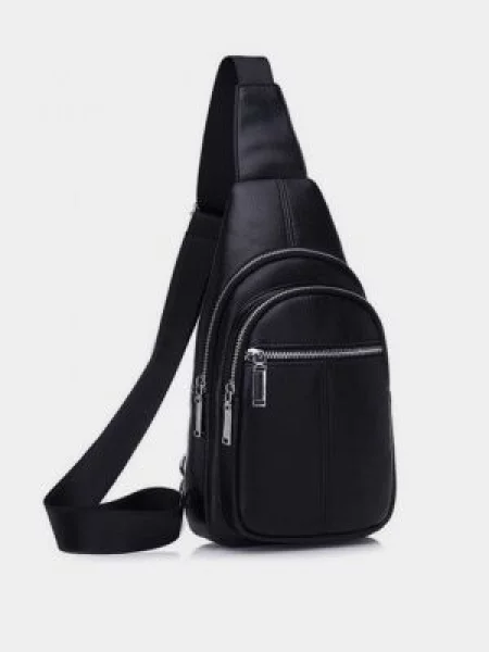 RoyalBag Рюкзак Шкіра/текстиль чорний