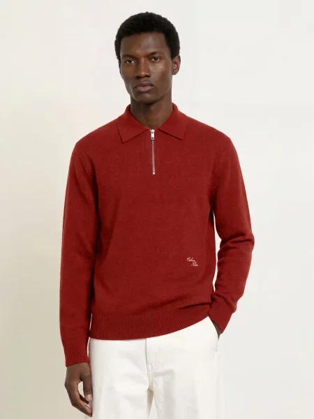 Calvin Klein Svetr Troyer červená