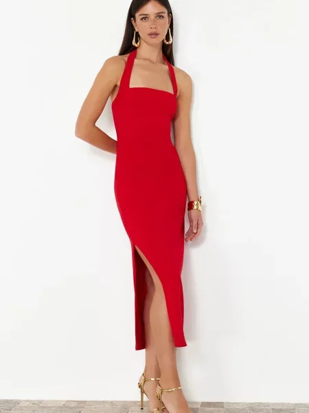 Rochie de seară Trendyol roșu