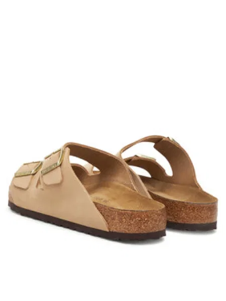 Birkenstock nubuk papucs Arizona SFB bézs