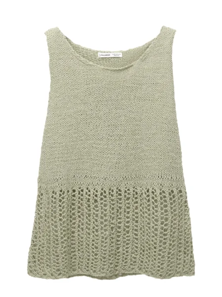 Pull&Bear Kardigany pastelově zelená