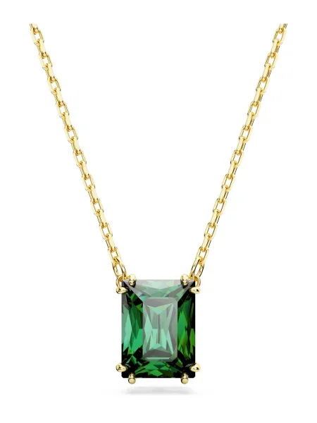 Swarovski Náhrdelník Matrix Zlatá zelená