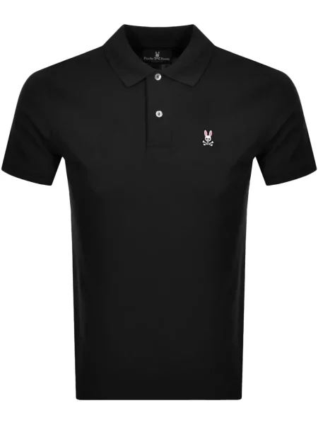 Tricou polo Psycho Bunny clasic negru