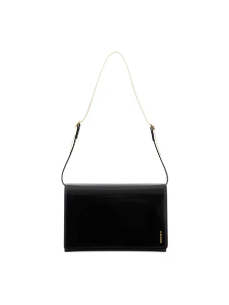Torebka Jil Sander skórzana czarna