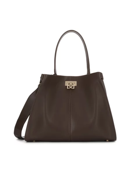 Torebka skórzana Kazar skórzana brązowa