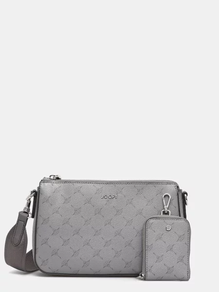 Joop! crossbody kabelka z imitace kůže Cortina Jasmina šedá