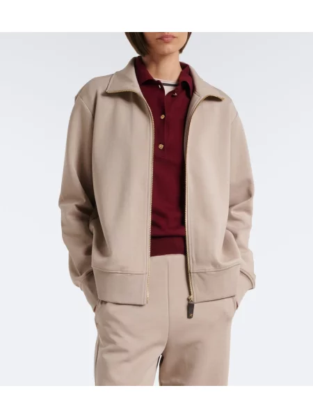 Hanorac cu fermoar 's Max Mara bej