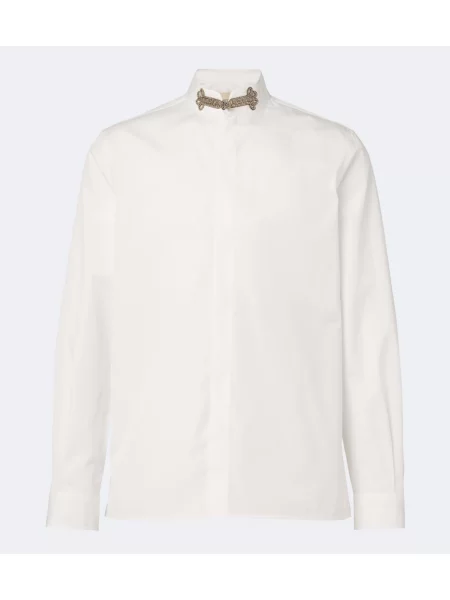 Cămașă Valentino din poplin alb