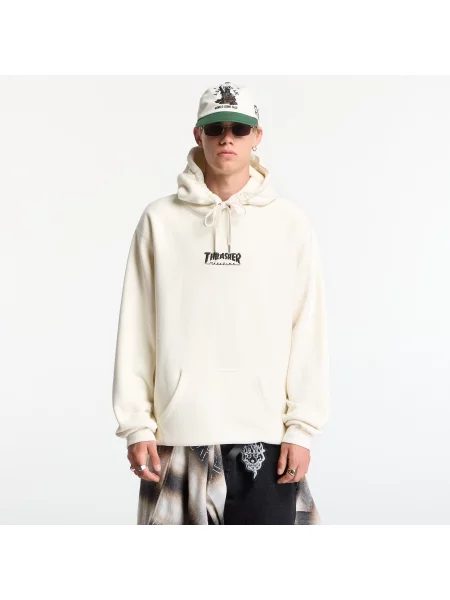 Izolat hanorac cu glugă Thrasher cu broderie bej