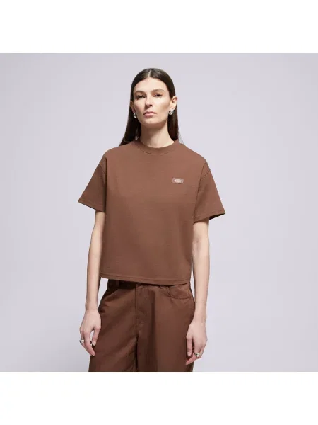 Dickies T-Shirt Oakport Boxy Ss Tee brązowa