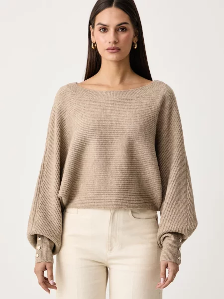 Guess pulover za žene EMILY bež