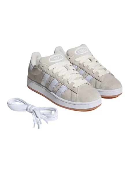 Sneakersy Adidas Campus zamszowe beżowe