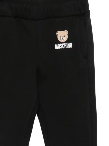Spodnie dziecięce Moschino czarne