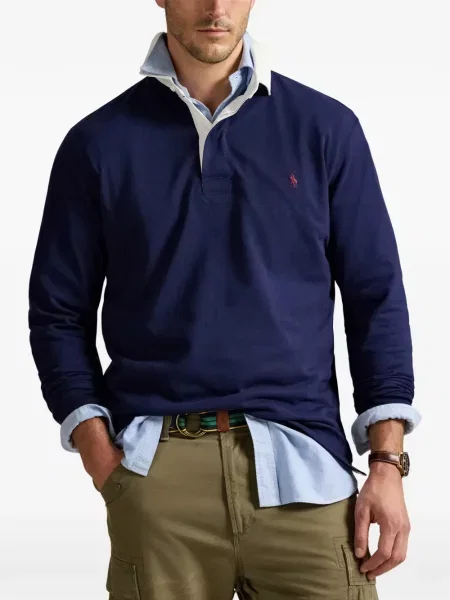 Gulerat șosete Polo Ralph Lauren de lână cu dungi negru