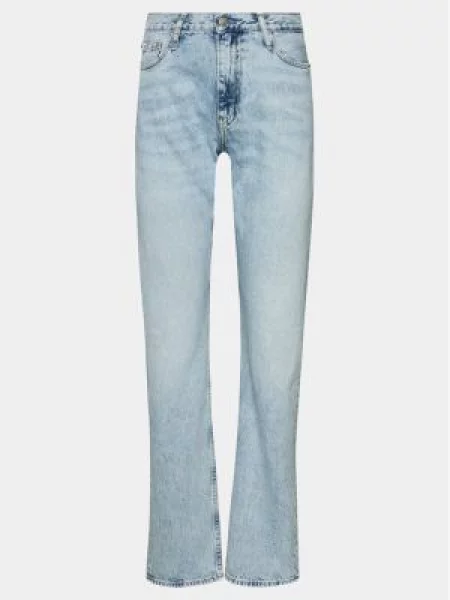 Calvin Klein Jeans Džinsai Straight Fit mėlyna
