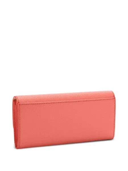 Кожено портмоне Furla оранжево