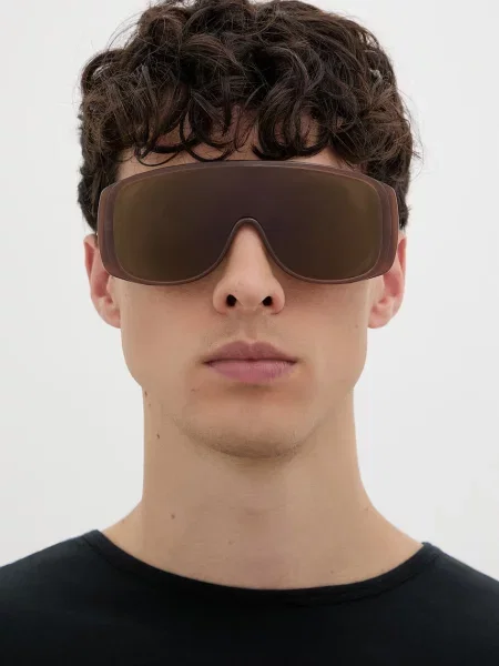 Maison Margiela napszemüveg MARGIELA MASK BROWN barna