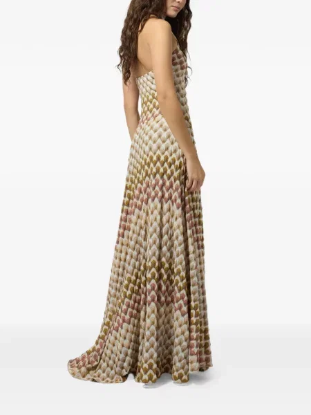 Рокля Missoni с халтер деколте