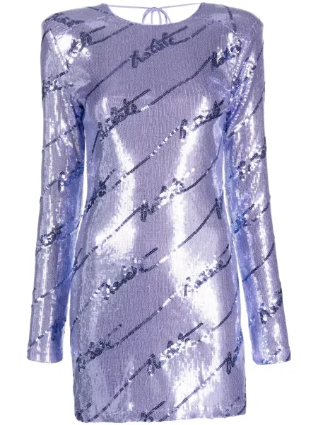 Rochie Rotate cu paiete violet