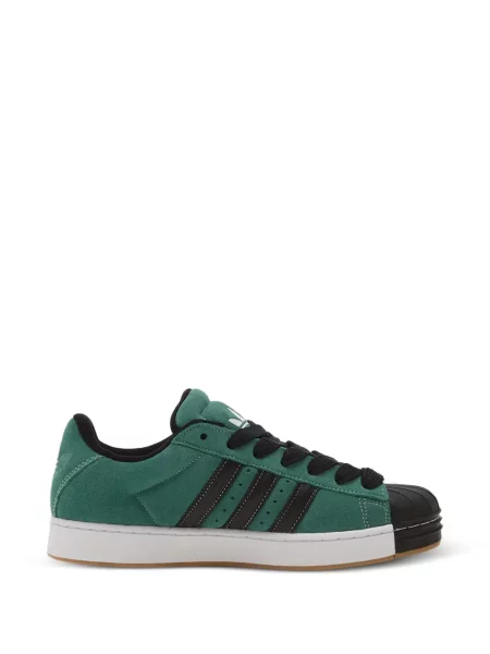 Lung tricou Adidas cu mâneci scurte cu decolteu în V maro