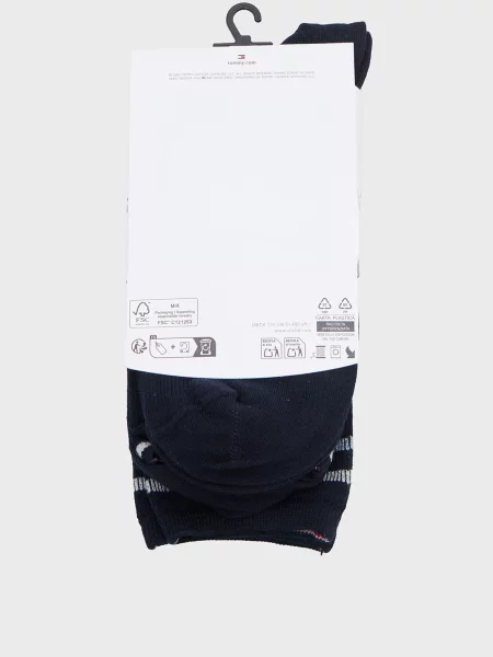 Носки Tommy Hilfiger в полоску синие
