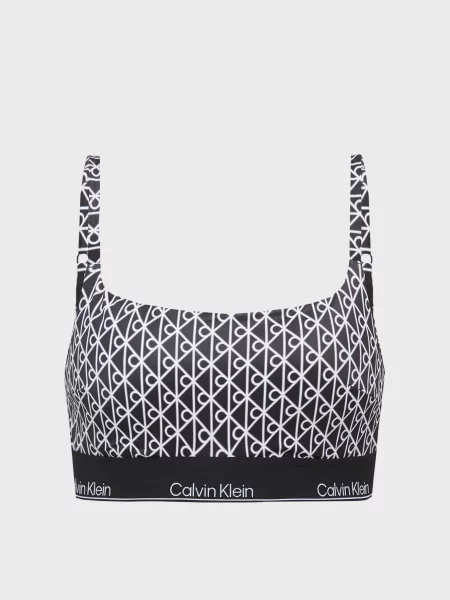 Купальник Calvin Klein з принтом чорний