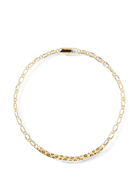 Colier Aurelie Bidermann cu imagine cu model leopard