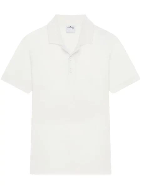 Polo Courreges alb